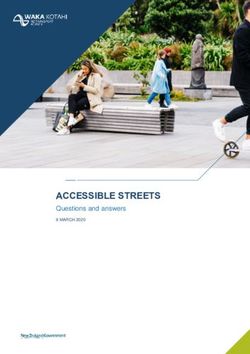 ACCESSIBLE STREETS Questions and answers - NZTA