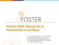 HORIZON 2020: OPEN ACCESS ZU PUBLIKATIONEN IN DER PRAXIS - Dr. Birgit Schmidt / Astrid Orth Niedersächsische Staatsund Universitätsbibliothek ...