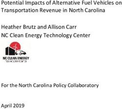 Potential Impacts of Alternative Fuel Vehicles on Transportation Revenue in North Carolina Heather Brutz and Allison Carr NC Clean Energy ...