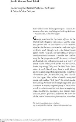 Jina B. Kim and Sami Schalk - Reclaiming the Radical Politics of Self-Care: A Crip-of-Color Critique