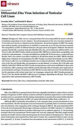 Differential Zika Virus Infection of Testicular Cell Lines - MDPI