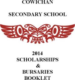 COWICHAN SECONDARY SCHOOL - SCHOLARSHIPS BURSARIES BOOKLET 2014