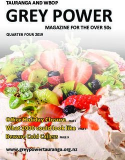 GREY POWER MAGAZINE FOR THE OVER 50s - www.greypowertauranga.org.nz - QUARTER FOUR 2019 - Kiwi ...