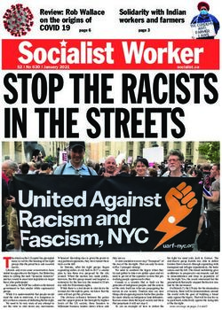 STOP THE RACISTS IN THE STREETS - Review: Rob Wallace on the origins of COVID 19 - socialist.ca