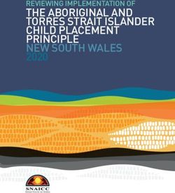 THE ABORIGINAL AND TORRES STRAIT ISLANDER CHILD PLACEMENT PRINCIPLE NEW ...