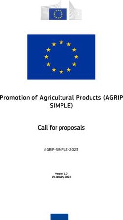 Promotion of Agricultural Products