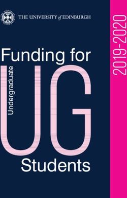 Funding for - Students - The University of Edinburgh