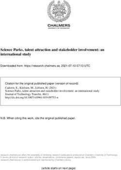 Science Parks, talent attraction and stakeholder involvement: an international study