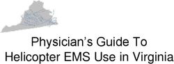 Physician's Guide To Helicopter EMS Use in Virginia