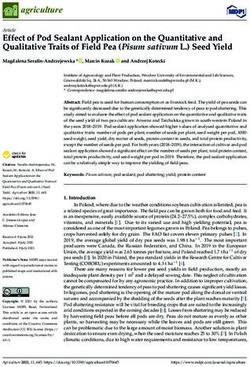 Effect of Pod Sealant Application on the Quantitative and Qualitative Traits of Field Pea (Pisum sativum L.) Seed Yield - MDPI