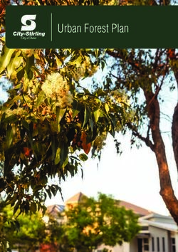 Urban Forest Plan - City of Stirling