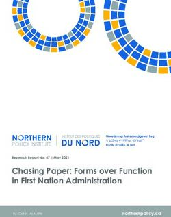 Chasing Paper: Forms over Function in First Nation Administration - northernpolicy.ca - Northern ...
