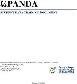 PANDA STUDENT DATA TRAINING DOCUMENT - Bright from the Start