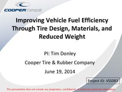 Improving Vehicle Fuel Efficiency Through Tire Design, Materials, and Reduced Weight