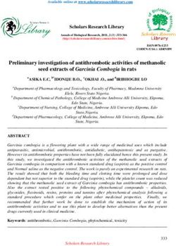 Preliminary investigation of antithrombotic activities of methanolic seed extracts of Garcinia Combogia in rats