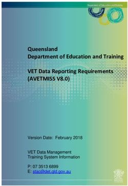 Queensland Department of Education and Training VET Data Reporting Requirements - (AVETMISS V8.0) - P: 07 3513 6899 E: Version ...