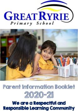 2020-21 Parent Information Booklet - We are a Respectful and Responsible Learning Community - Great Ryrie Primary ...