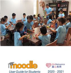 User Guide for Students 2020 - 2021 - EduNaissance