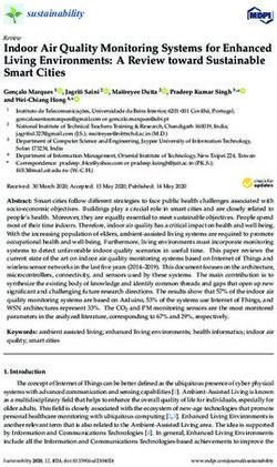 Indoor Air Quality Monitoring Systems for Enhanced Living Environments: A Review toward Sustainable Smart Cities - MDPI
