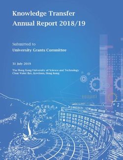 HKUST2018/19KTANNUALREPORT PAGE - UNIVERSITY GRANTS COMMITTEE