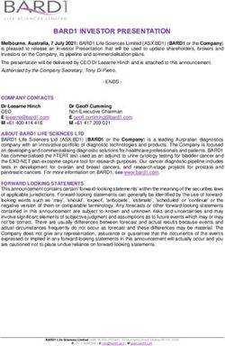 BARD1 INVESTOR PRESENTATION - AFR