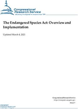 The Endangered Species Act: Overview and Implementation - Updated March