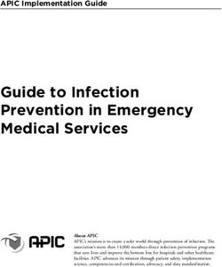 Guide to Infection Prevention in Emergency Medical Services