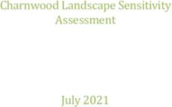 Charnwood Landscape Sensitivity Assessment July 2021