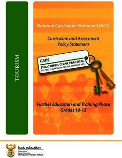 National Curriculum Statement (NCS) - Curriculum and Assessment Policy Statement - Further Education and Training Phase - Department of Basic ...