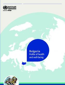 Bulgaria Profile of health and well-being - World Health Organization