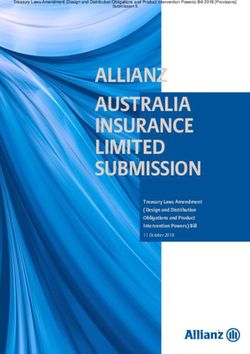 ALLIANZ AUSTRALIA INSURANCE LIMITED SUBMISSION - Parliament of Australia