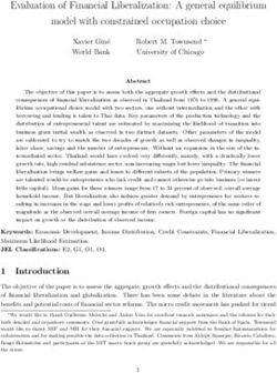 Evaluation of Financial Liberalization: A general equilibrium model with constrained occupation choice