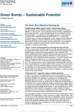 Green Bonds - Sustainable Potential - A Market Review - Erste Group Research