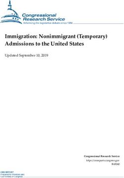 Immigration: Nonimmigrant (Temporary) Admissions to the United States - Updated September 10, 2019