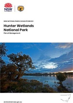 Hunter Wetlands National Park - NSW NATIONAL PARKS & WILDLIFE SERVICE Plan of Management