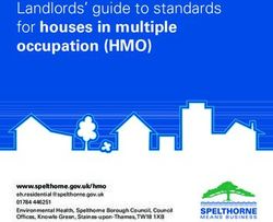 Landlords' guide to standards for houses in multiple occupation (HMO) - www.spelthorne.gov.uk/hmo