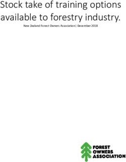 Stock take of training options available to forestry industry - New Zealand Forest Owners Association| December 2018 - the Forest ...