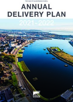 ANNUAL 2021-2022 DELIVERY PLAN - Vale of Glamorgan Council