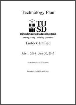 Technology Plan Turlock Unified - July 1, 2014 - June 30, 2017