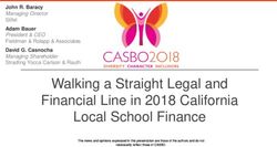 Walking a Straight Legal and Financial Line in 2018 California Local School Finance - CASBO