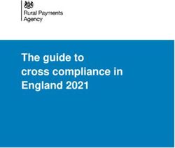 The guide to cross compliance in England 2021 - Gov.uk