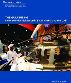THE GULF RISING Defense Industrialization in Saudi Arabia and the UAE - Bilal Y. Saab