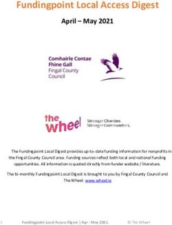 Fundingpoint Local Access Digest - April - May 2021 - Fingal County Council