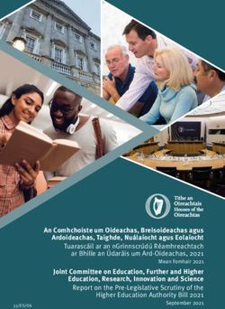 An Comhchoiste um Oideachas, Breisoideachas agus Ardoideachas, Taighde, Nuálaíocht agus Eolaíocht Tuarascáil ar an nGrinnscrúdú Réamhreachtach ar ...