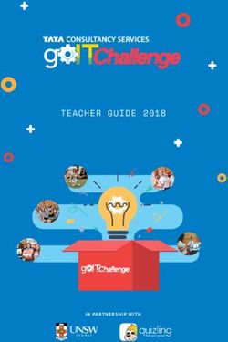 TEACHER GUIDE 2018 - IN PAR TNERSHIP WITH - TATA CONSULTANCY SERVICES GOIT CHALLENGE