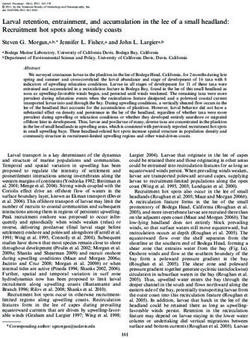 Larval retention, entrainment, and accumulation in the lee of a small headland: Recruitment hot spots along windy coasts
