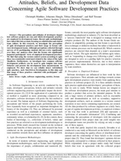Attitudes, Beliefs, and Development Data Concerning Agile Software Development Practices - arXiv
