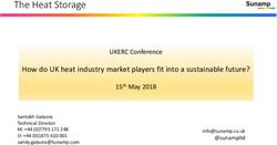 The Heat Storage How do UK heat industry market players fit into a sustainable future? - Geography@Exeter