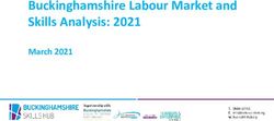 Buckinghamshire Labour Market and Skills Analysis: 2021 - March 2021
