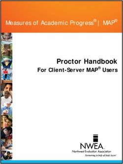 Proctor Handbook For Client-Server MAP Users - Measures of Academic Progress | MAP - nsbsd.org